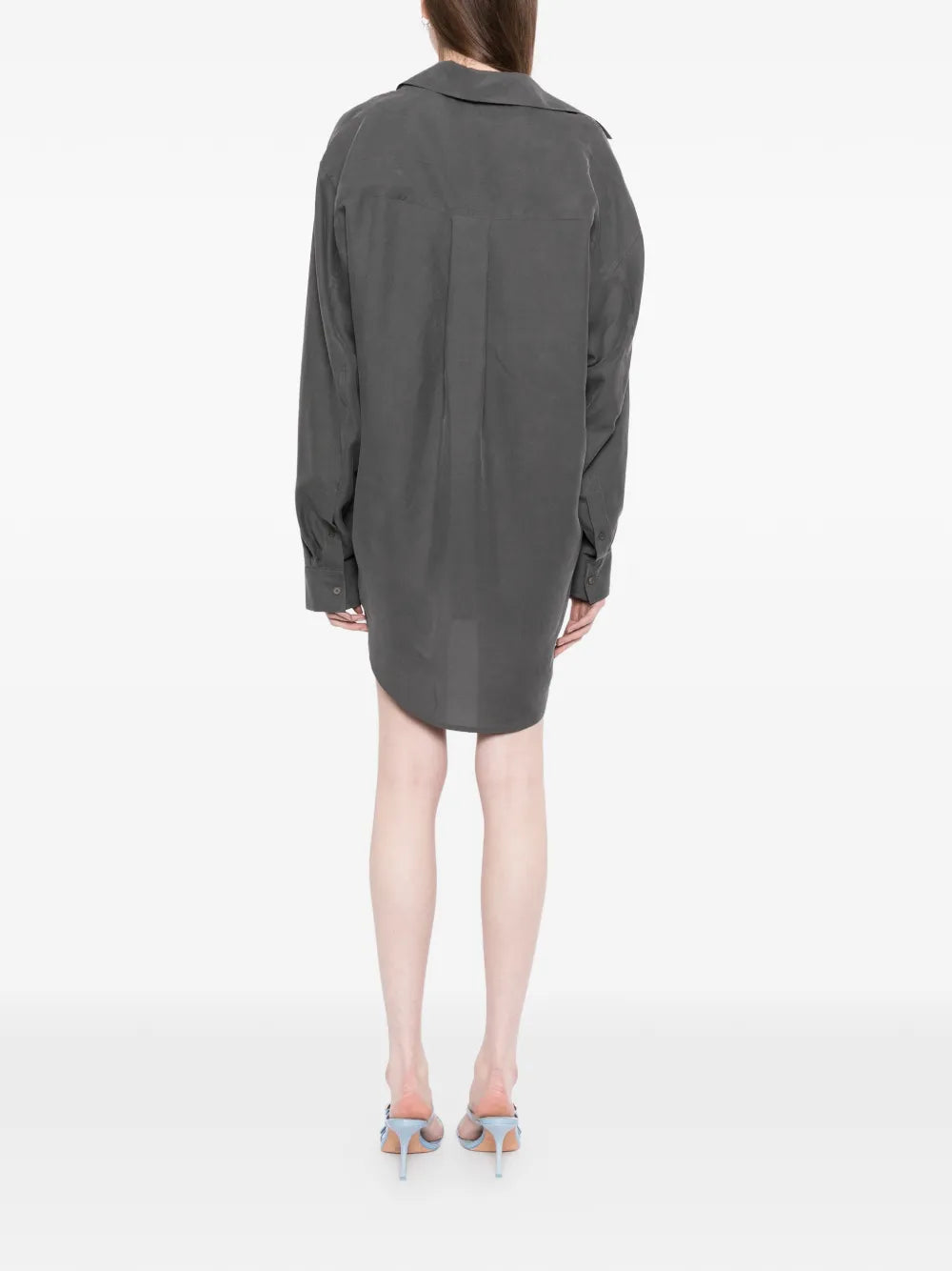 Alexander Wang Logo Print Shirt Dress