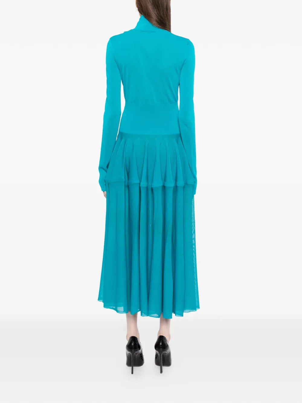 Alaia Peplum Maxi Dress