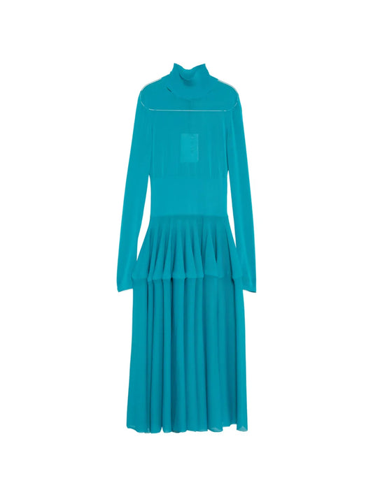 Alaia Peplum Maxi Dress