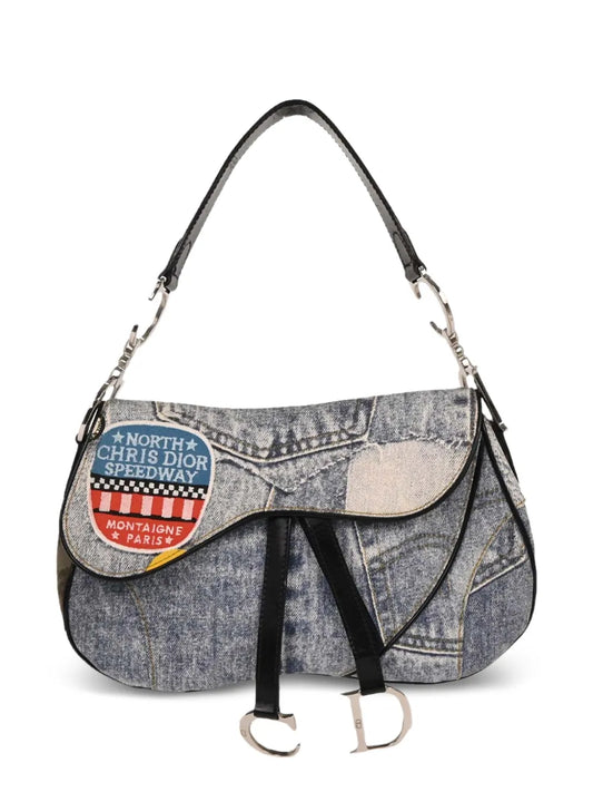 Christian Dior Pre Owned 2001 Double Saddle Shoulder Bag