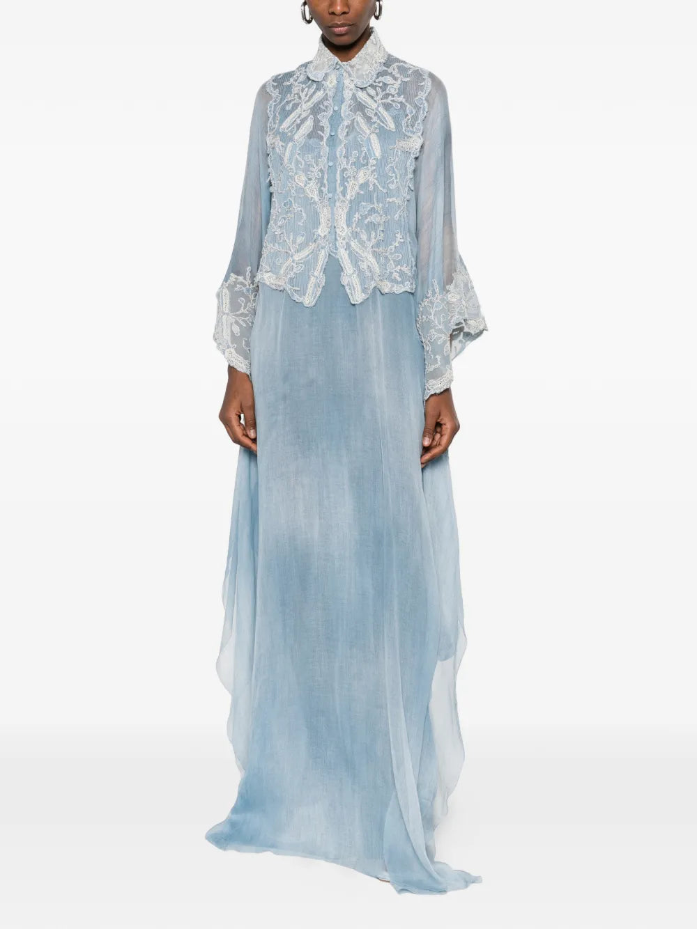 Ermanno Scervino Embroidered Maxi Dress