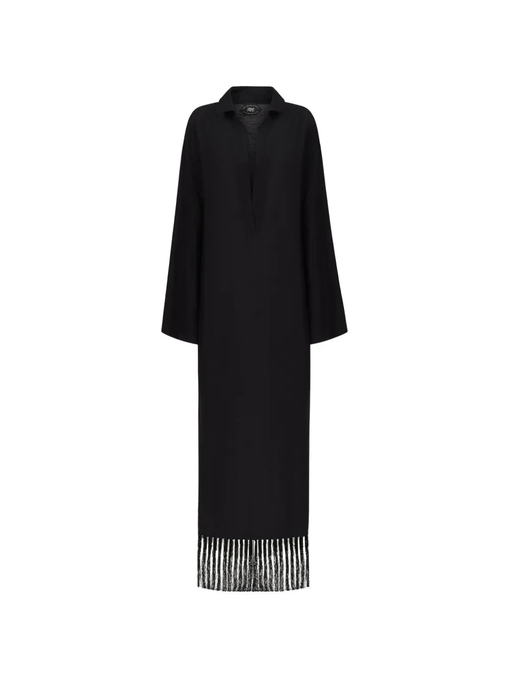 Taller Marmo Bordighera Fringed Hem Maxi Dress