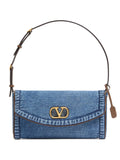 Valentino Garavani Small Devain Denim Shoulder Bag