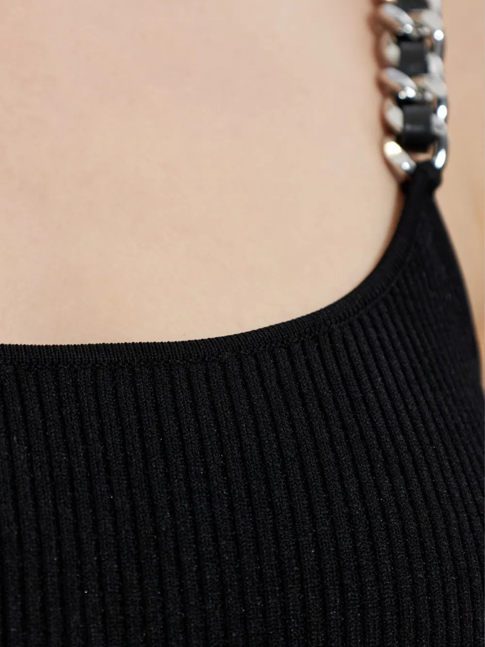 Michael Michael Kors Chain Strap Midi Dress