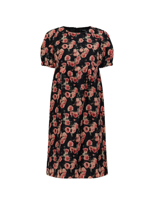 R13 Rose Print Mini Dress