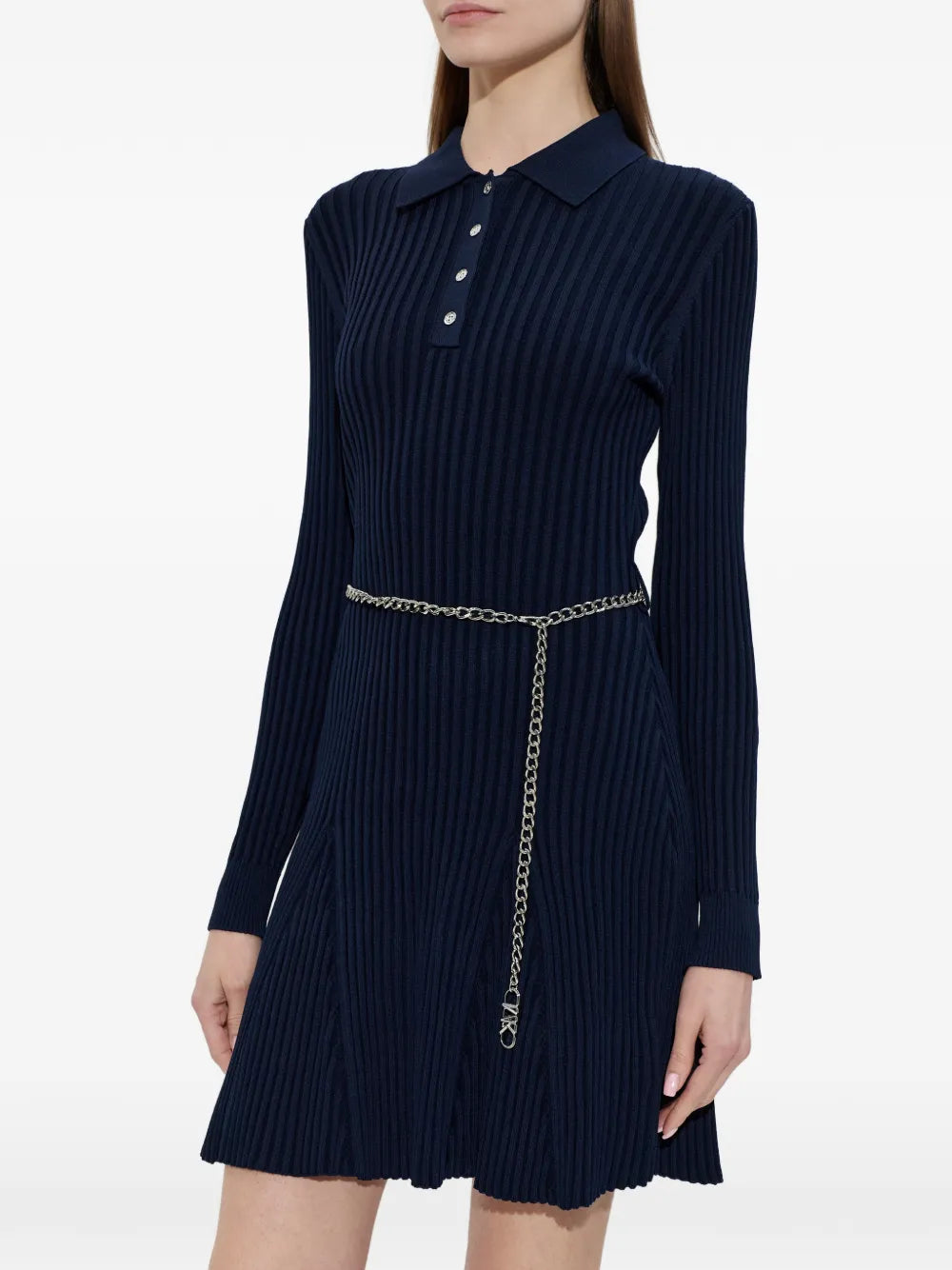 Michael Michael Kors Polo Collar Mini Dress