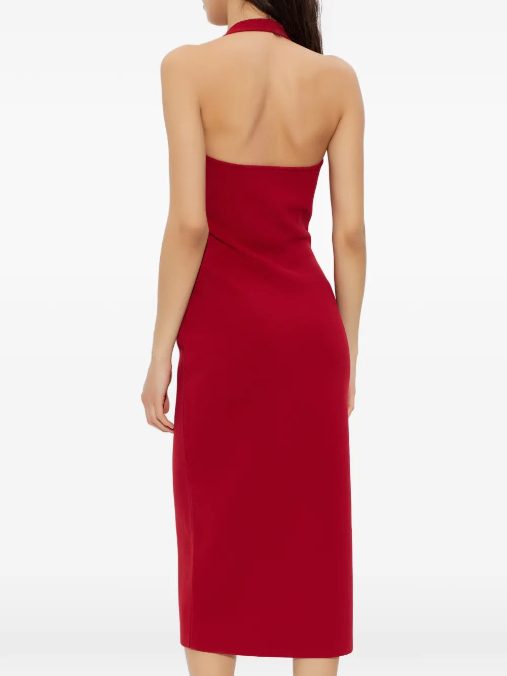 Cult Gaia Cut Out Halterneck Midi Dress