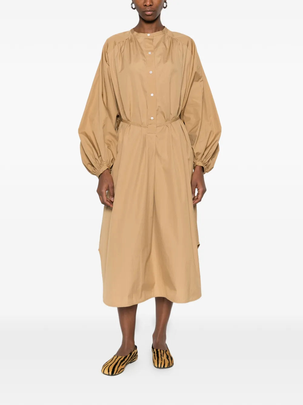 Loulou De Saison Gathered Sleeve Dress