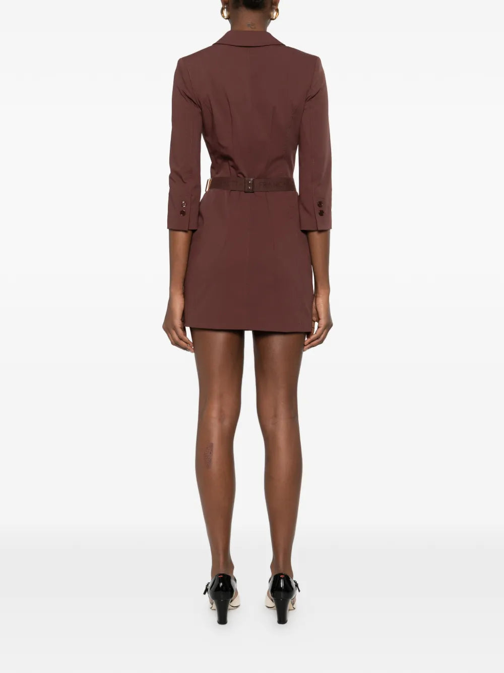 Elisabetta Franchi Double Breasted Mini Dress