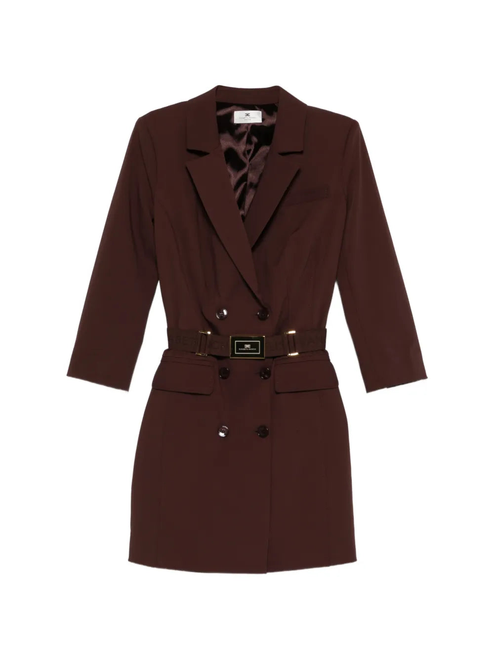 Elisabetta Franchi Double Breasted Mini Dress