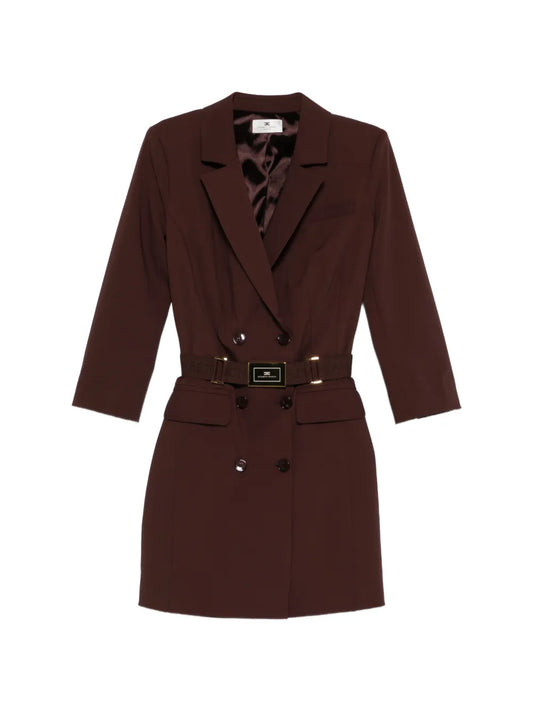 Elisabetta Franchi Double Breasted Mini Dress