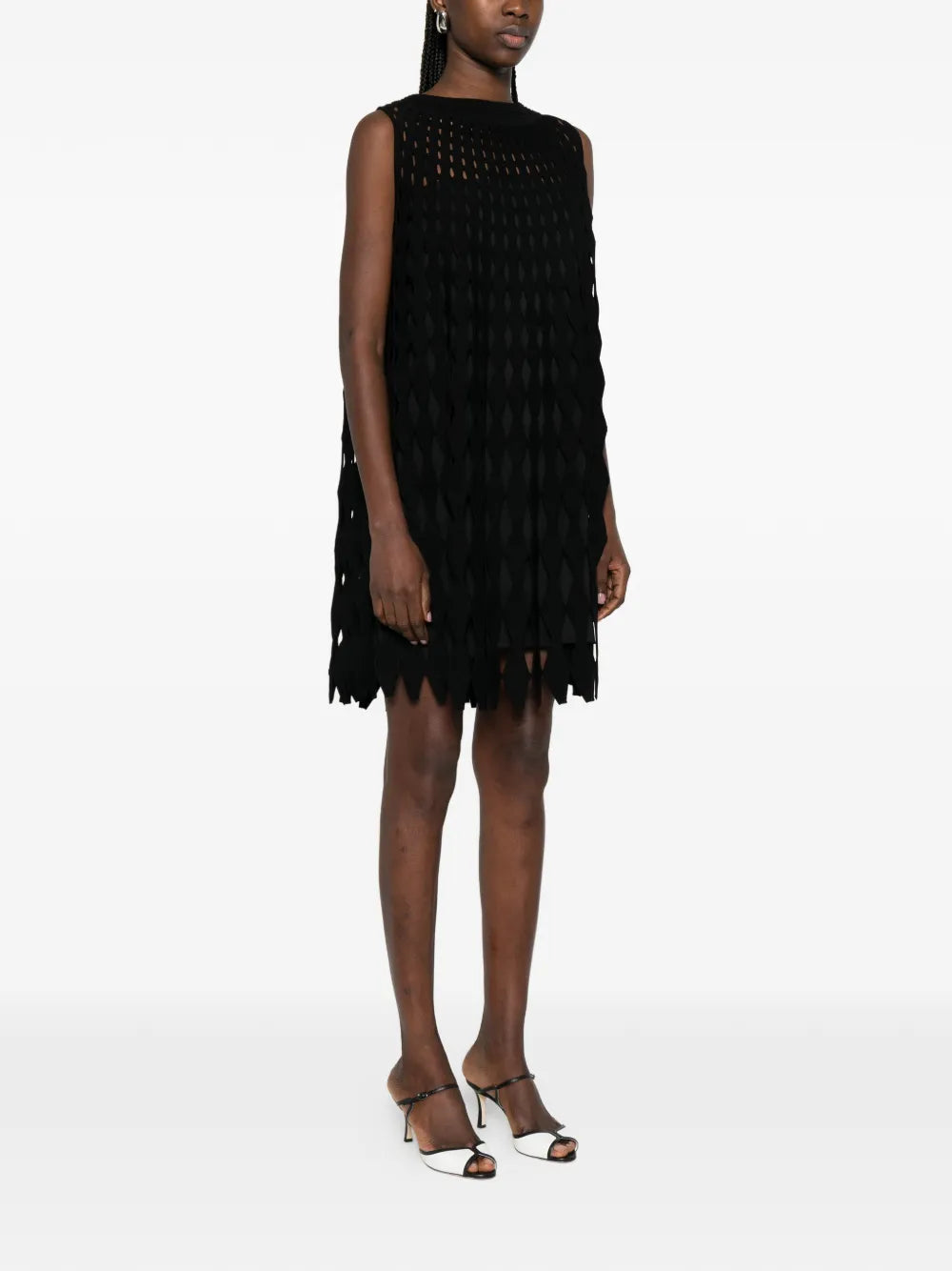 Emporio Armani Cut Out Mini Dress