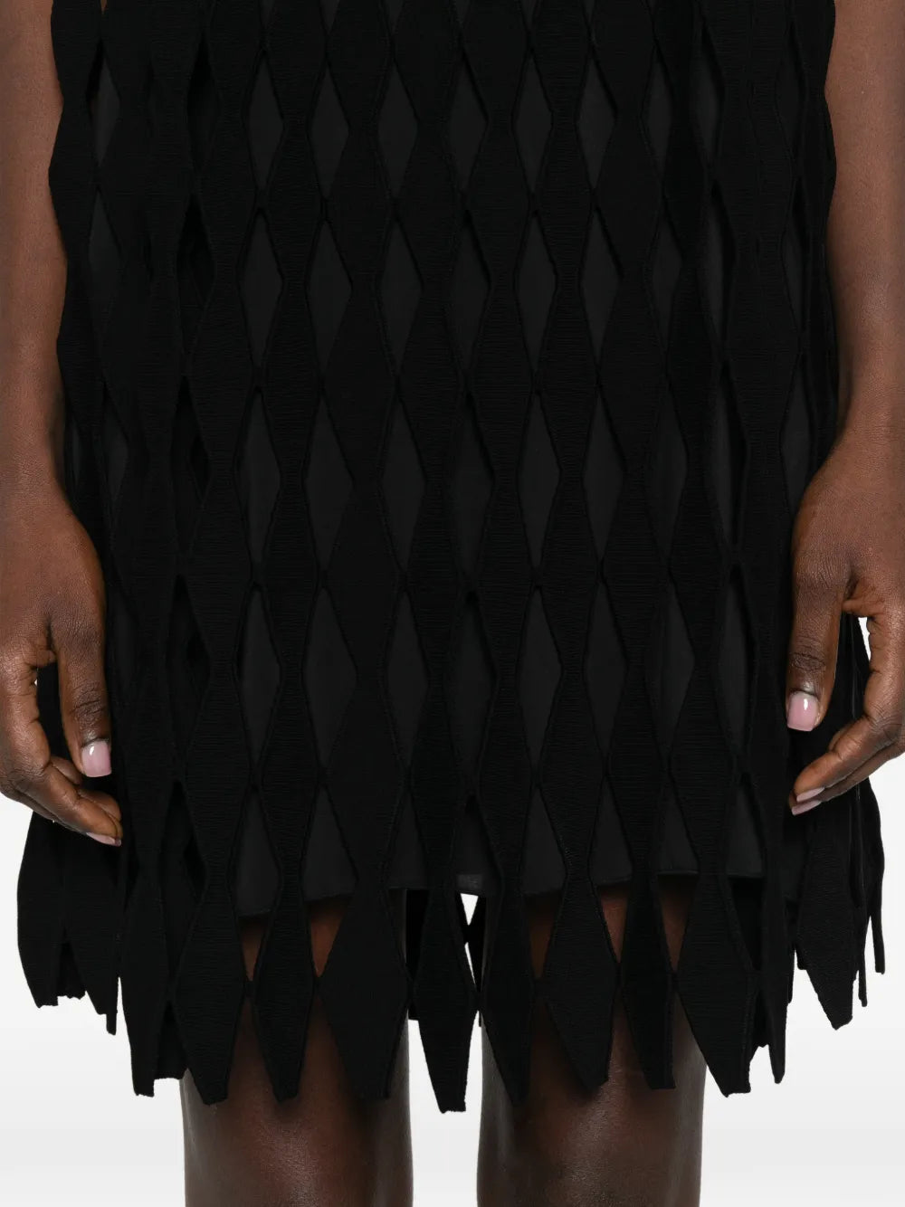 Emporio Armani Cut Out Mini Dress