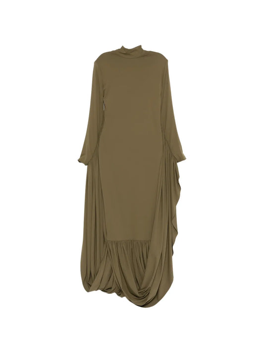 Jean Louis Sabaji Long Sleeve Ruffled Maxi Dress