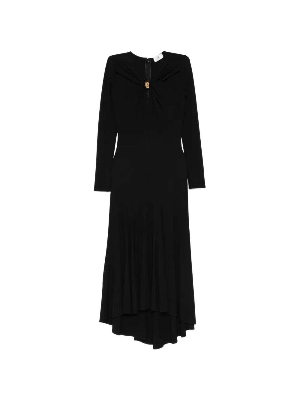 Elisabetta Franchi Long Sleeve Midi Dress