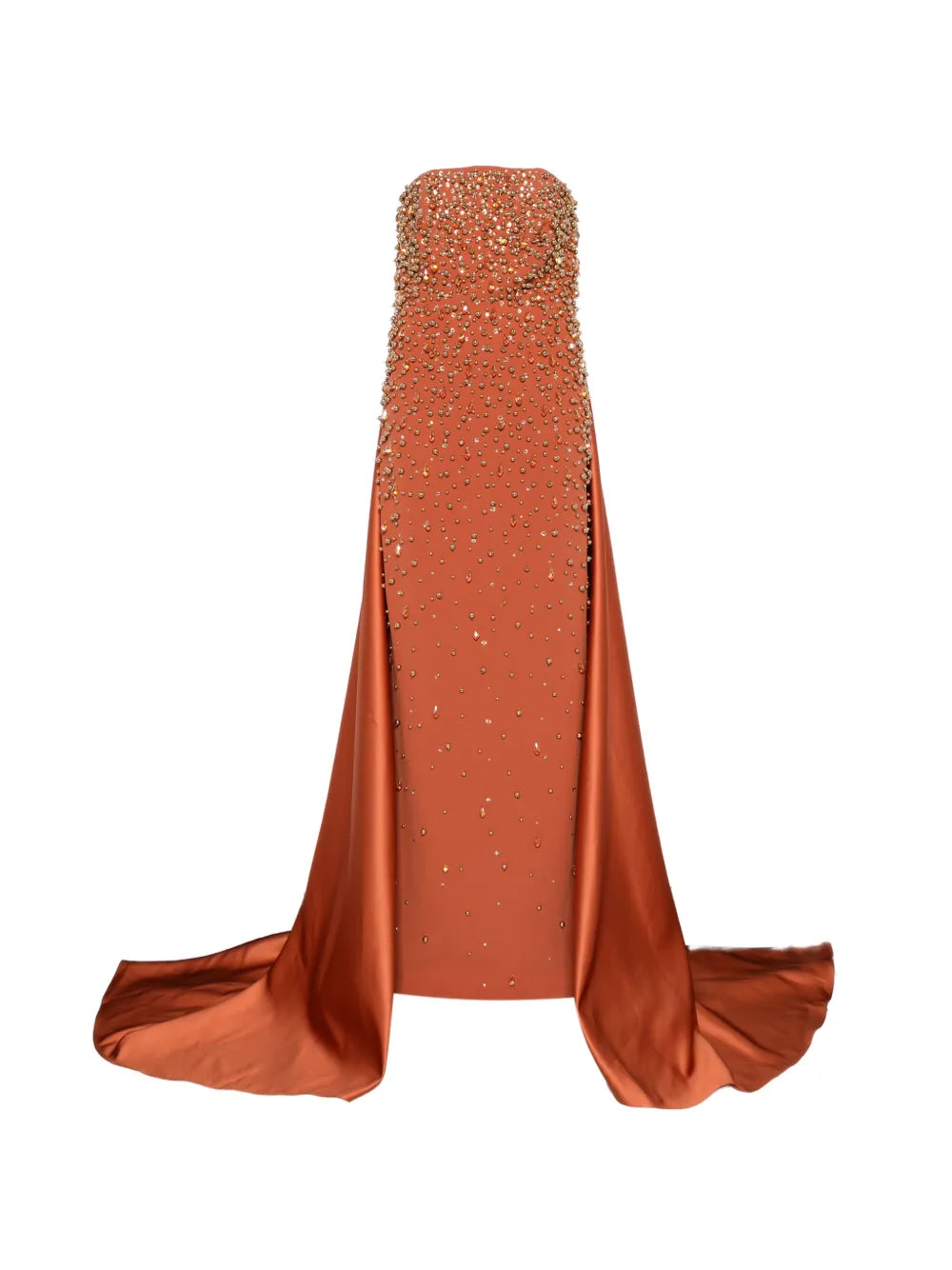 Jean Louis Sabaji Embellished Strapless Maxi Dress