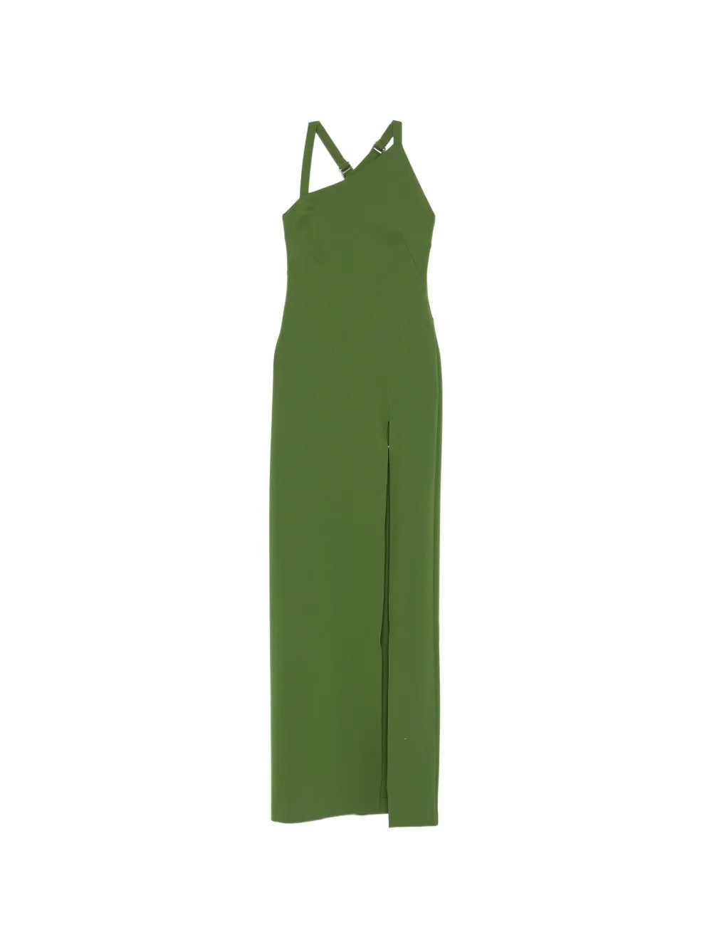 The Attico Asymmetric Neck Maxi Dress