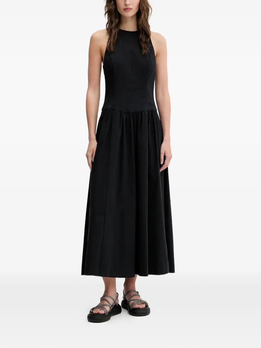 Abercrombie Fitch A Line Halterneck Midi Dress