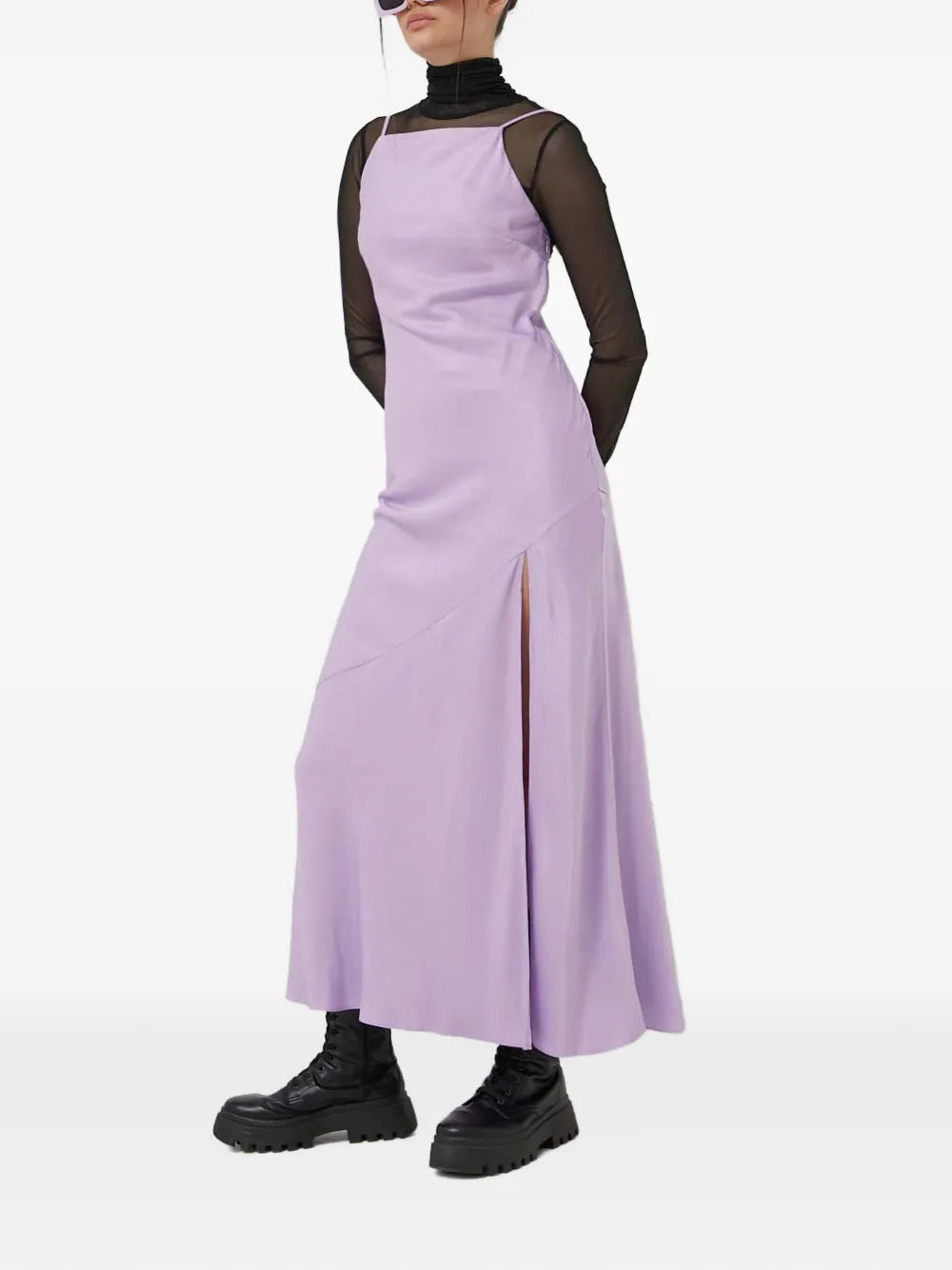 Abercrombie Fitch Side Slit Maxi Dress