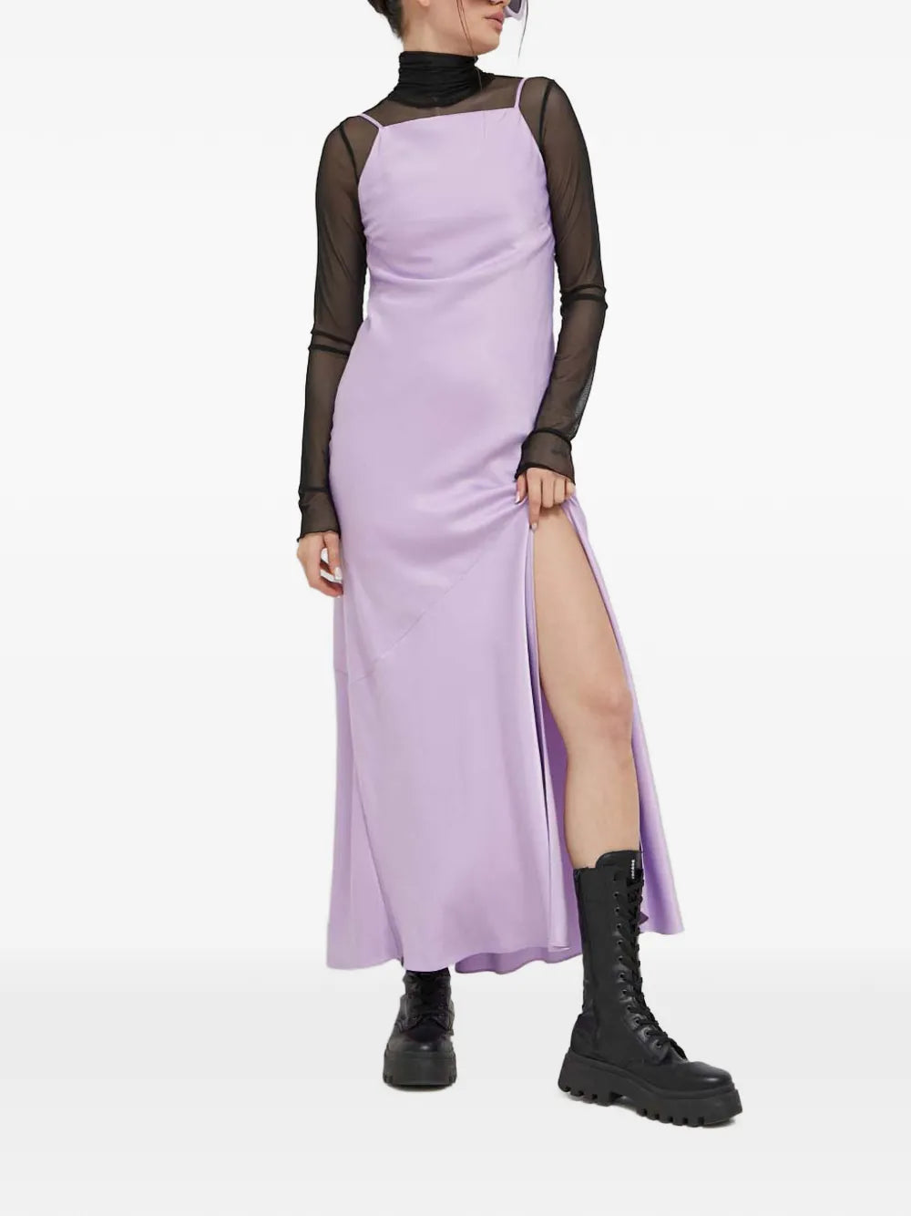Abercrombie Fitch Side Slit Maxi Dress