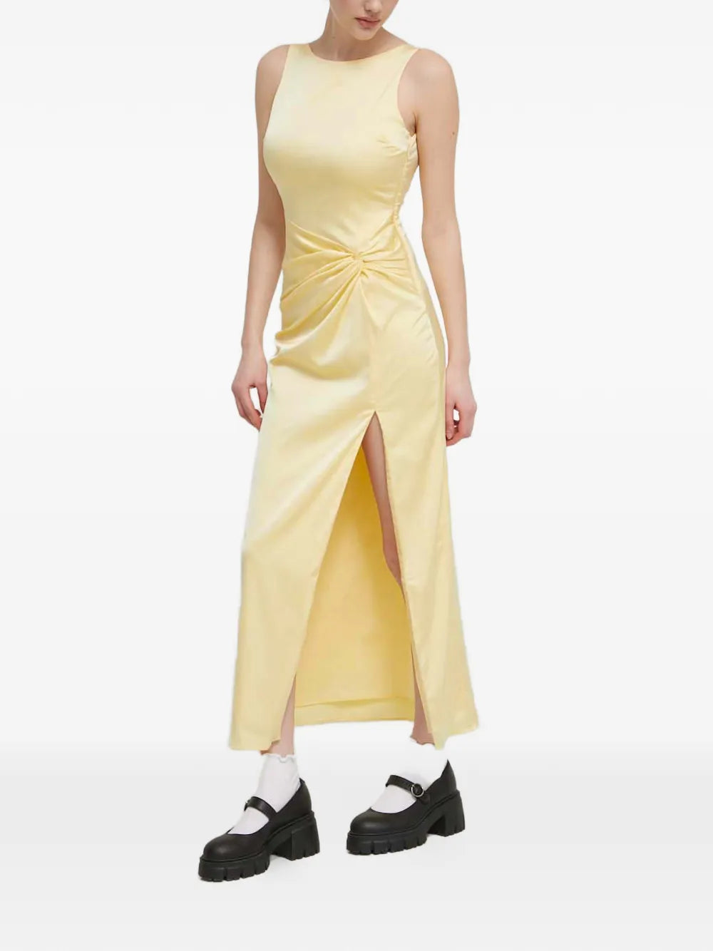 Abercrombie Fitch Knot Split Maxi Dress