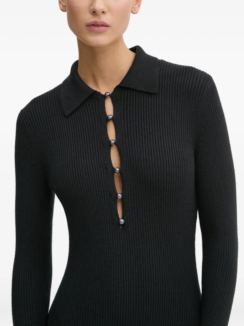 Abercrombie Fitch Ribbed Maxi Dress