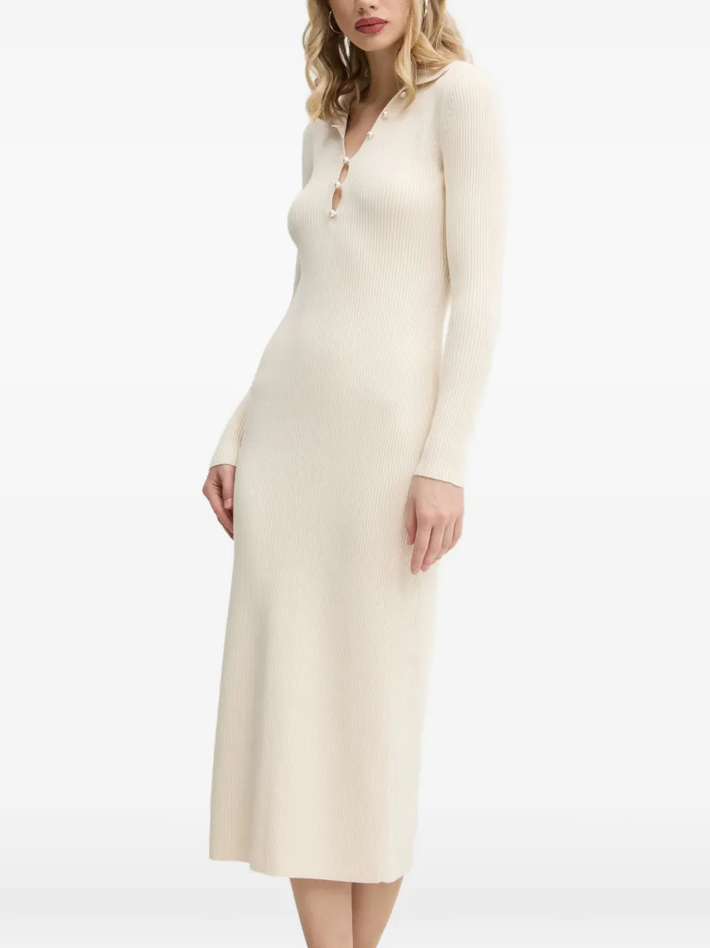 Abercrombie Fitch Polo Collar Midi Dress
