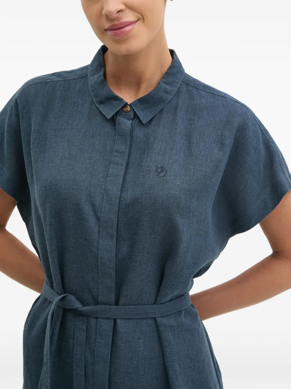 Fjallraven Short Sleeve Belted Midi Dress