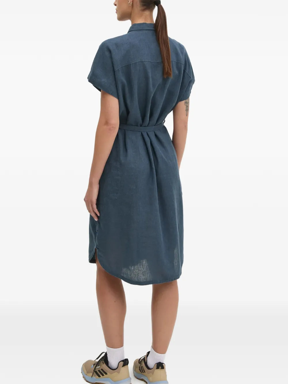 Fjallraven Short Sleeve Belted Midi Dress