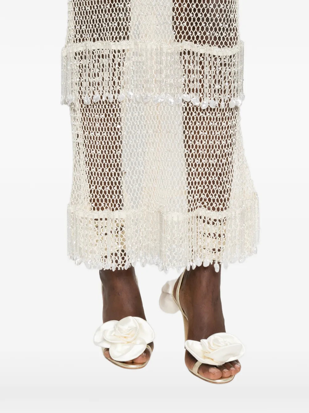 Patbo Beaded Tiered Maxi Dress