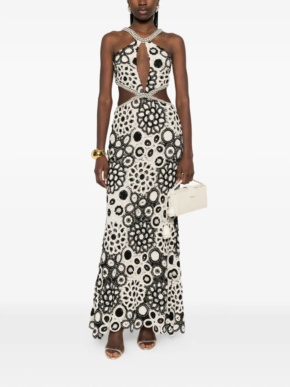 Patbo Cut Out Floral Maxi Dress