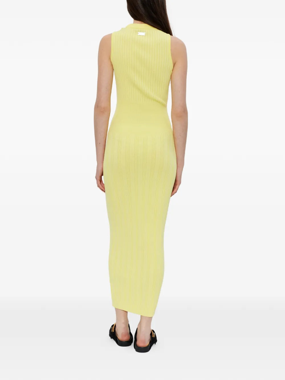 Balmain Keyhole Ribbed Dress