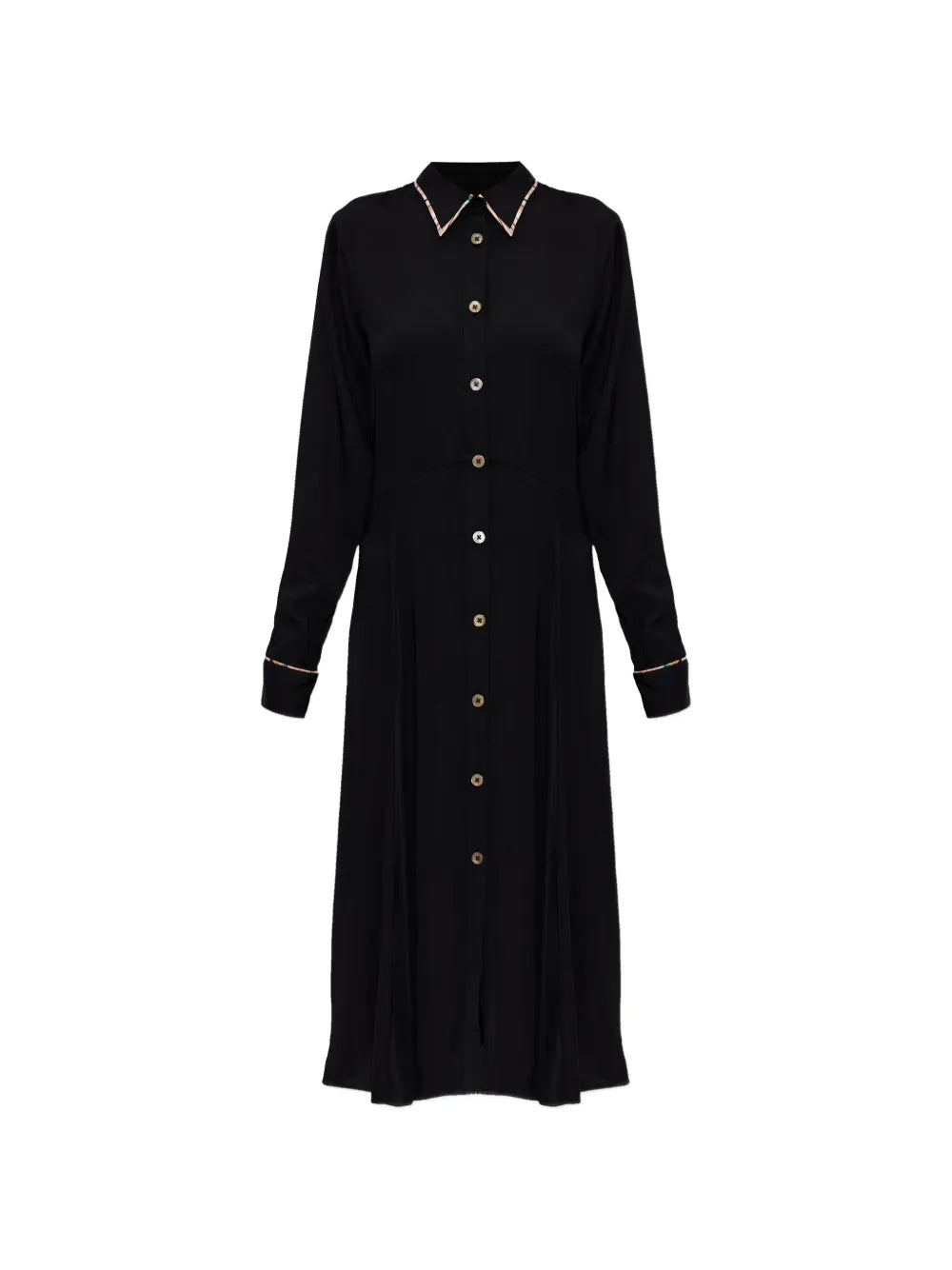Ps Paul Smith Long Sleeve Midi Dress