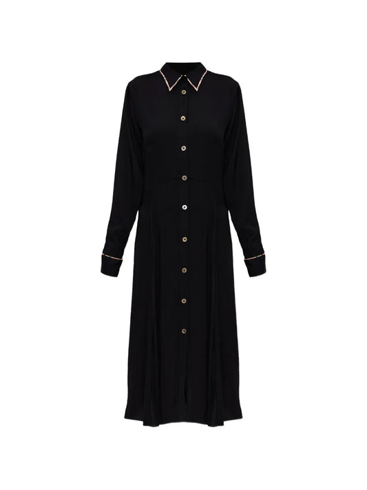 Ps Paul Smith Long Sleeve Midi Dress