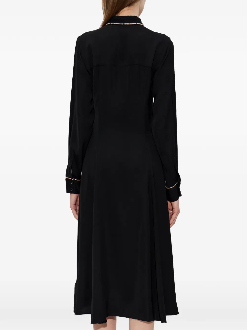 Ps Paul Smith Long Sleeve Midi Dress