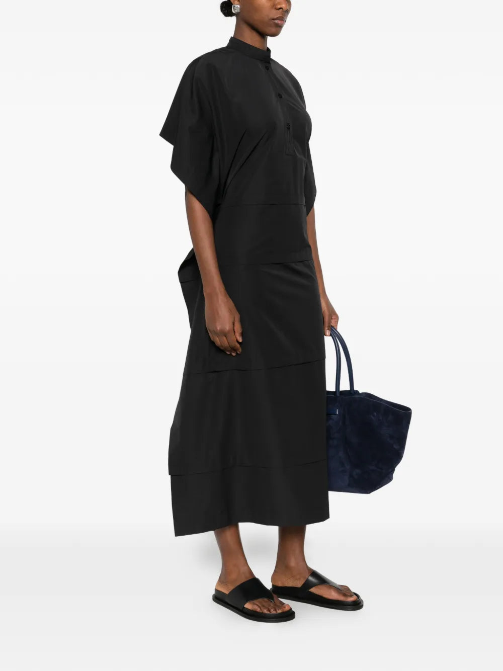 Litkovska Button Fastening Midi Dress