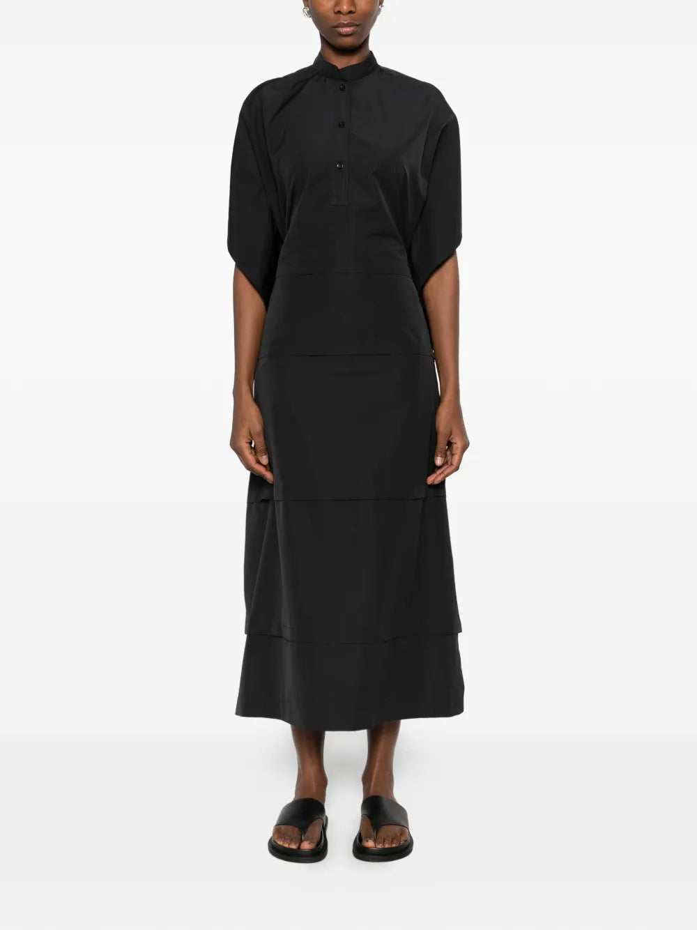 Litkovska Button Fastening Midi Dress