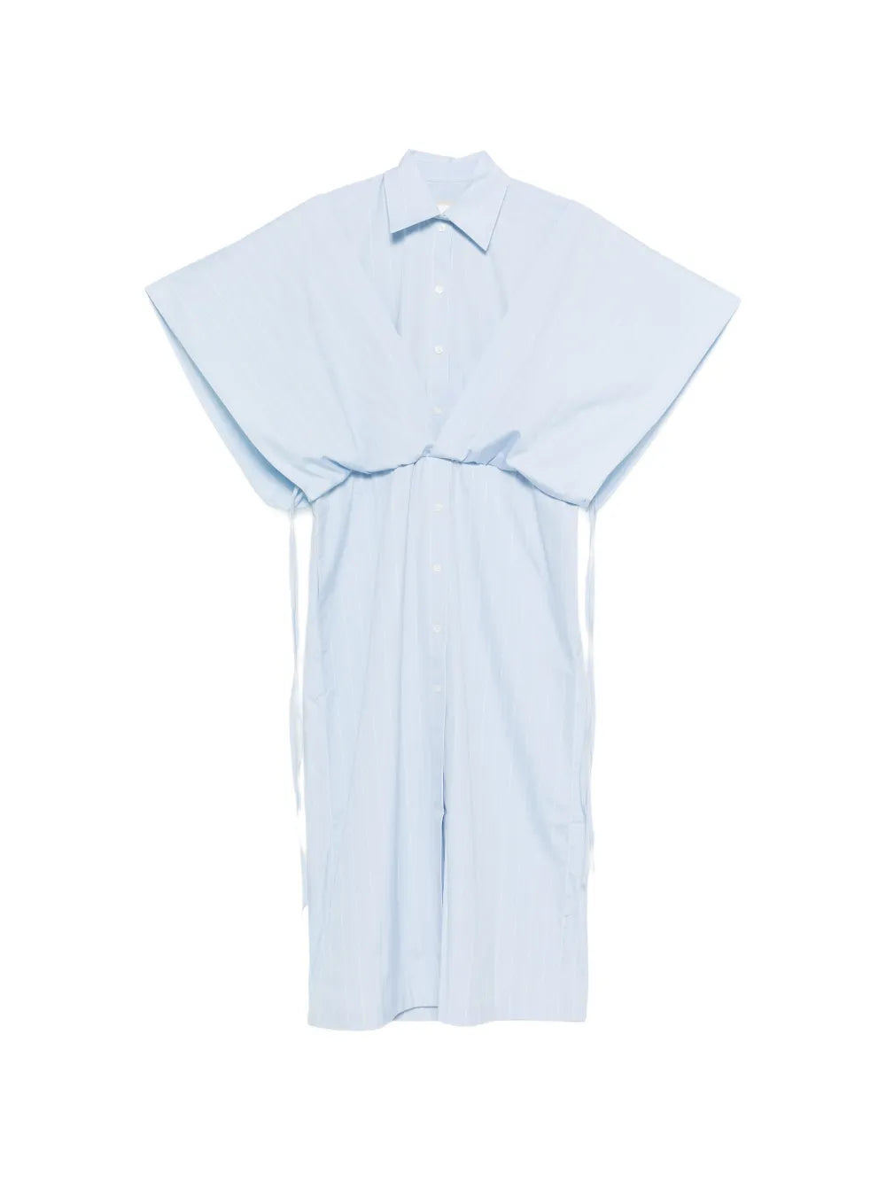 Litkovska Striped Panelled Midi Shirt Dress