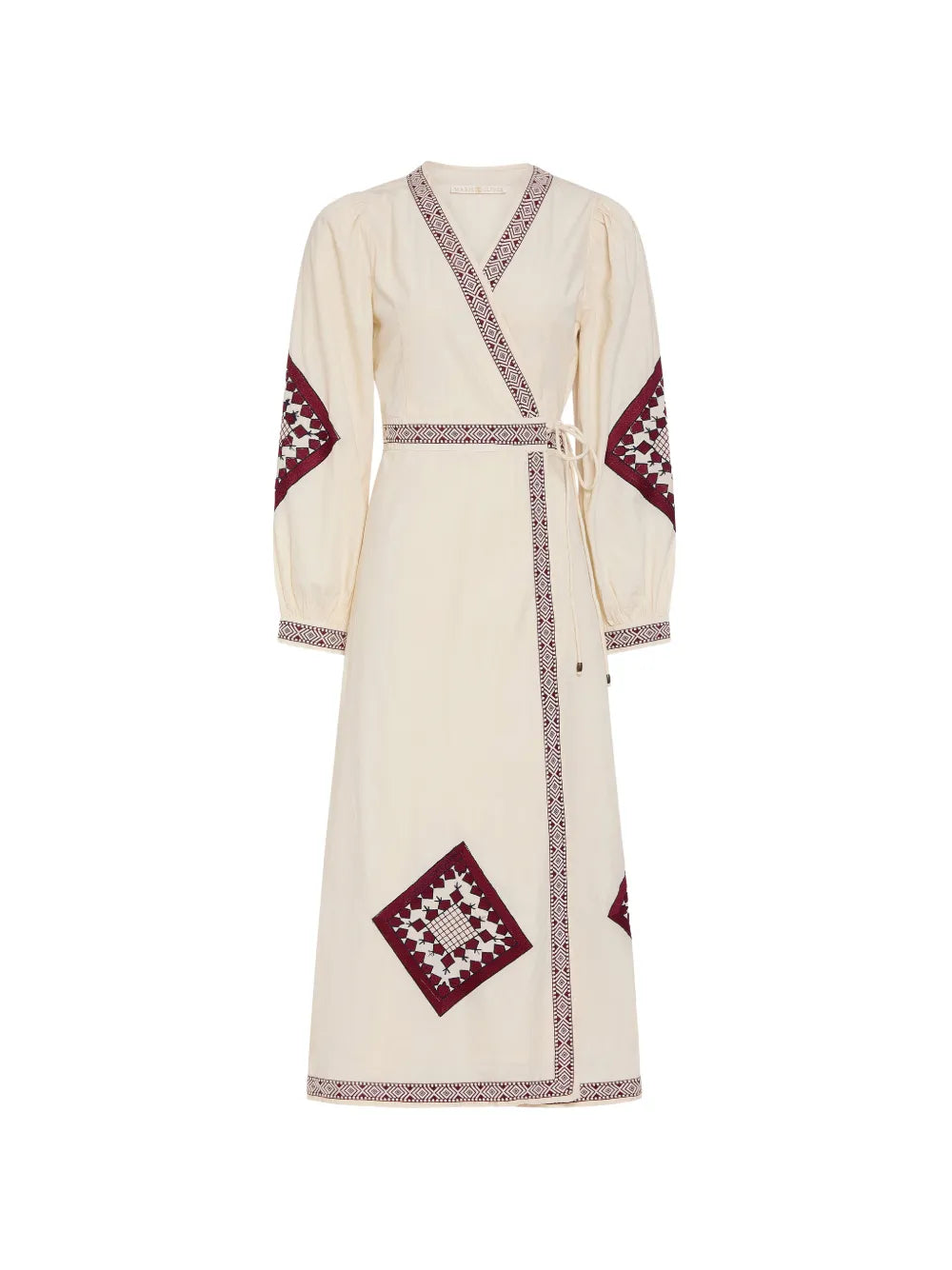 Marie Oliver Naomi Embroidered Midi Dress