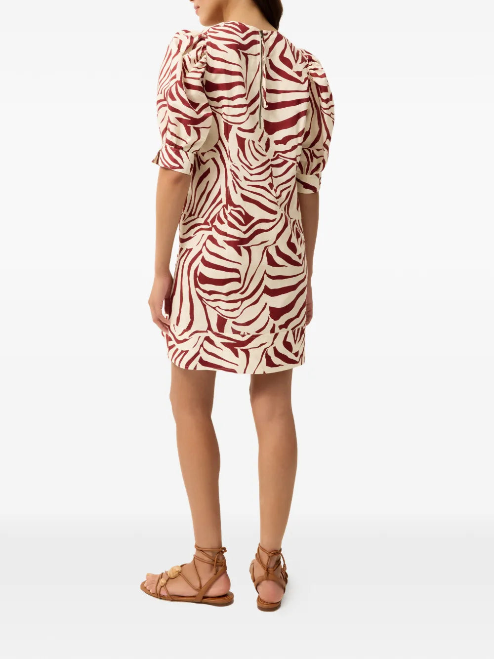 Marie Oliver Ola Puffed Sleeve Mini Dress