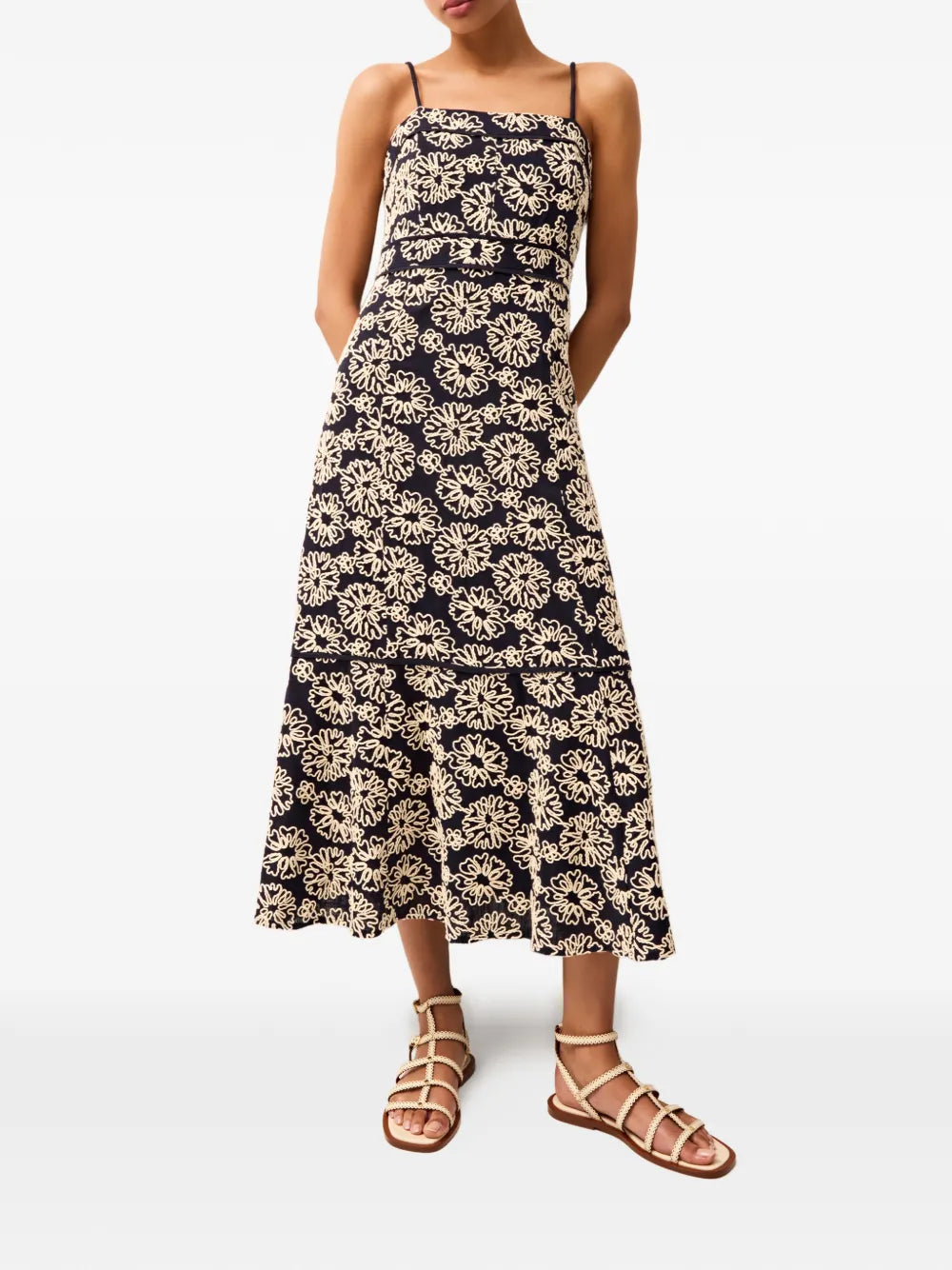 Marie Oliver Suki Floral Midi Dress