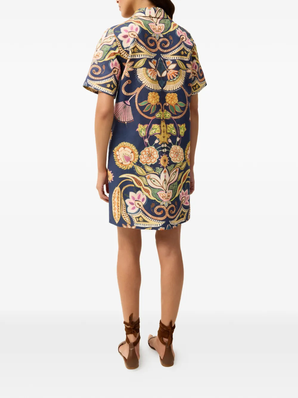 Marie Oliver Dede Floral V Neck Mini Dress