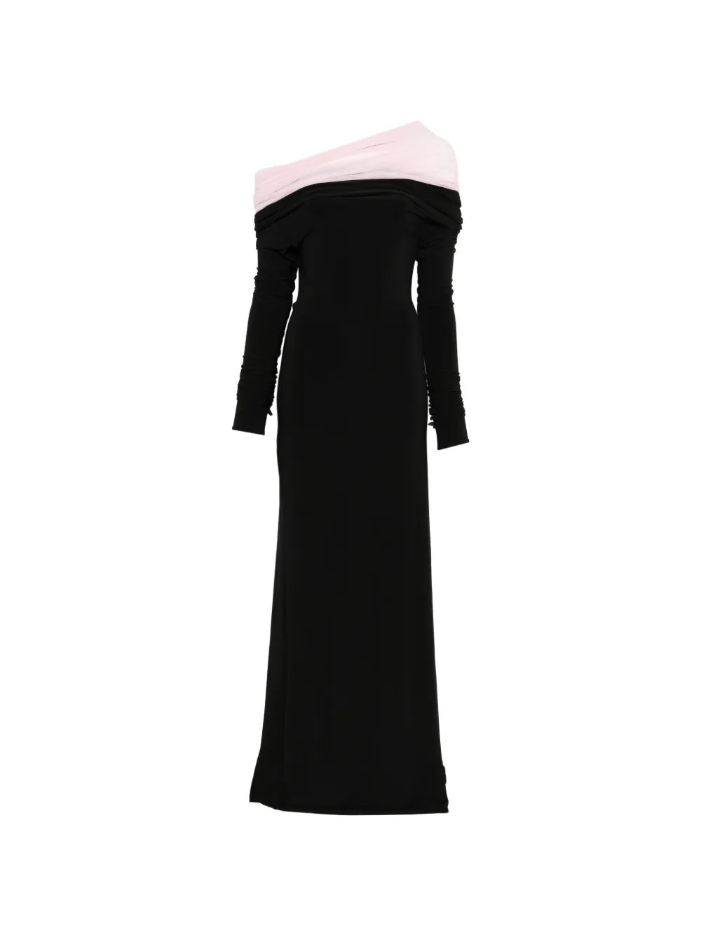 Atu Body Couture Crown Off Shoulder Long Sleeve Maxi Dress