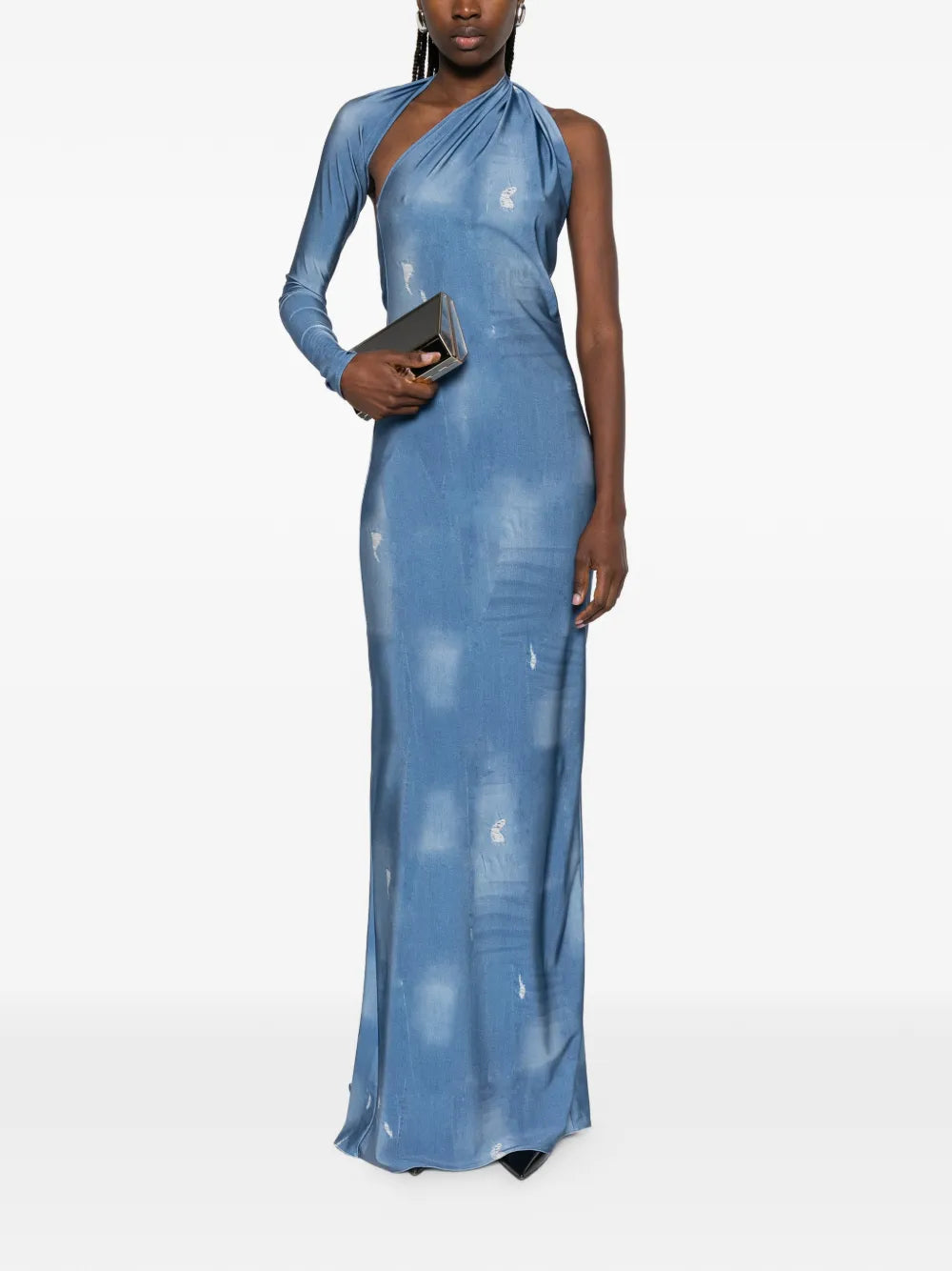 Atu Body Couture One Shoulder Maxi Dress