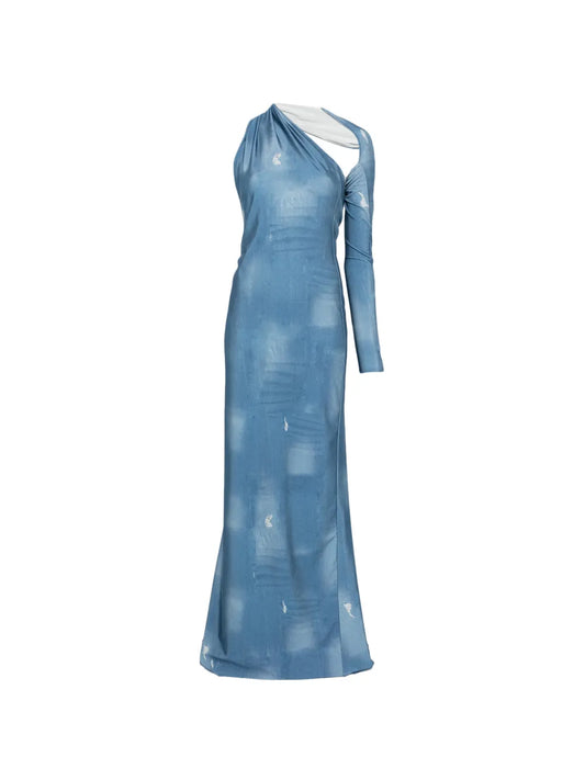 Atu Body Couture One Shoulder Maxi Dress
