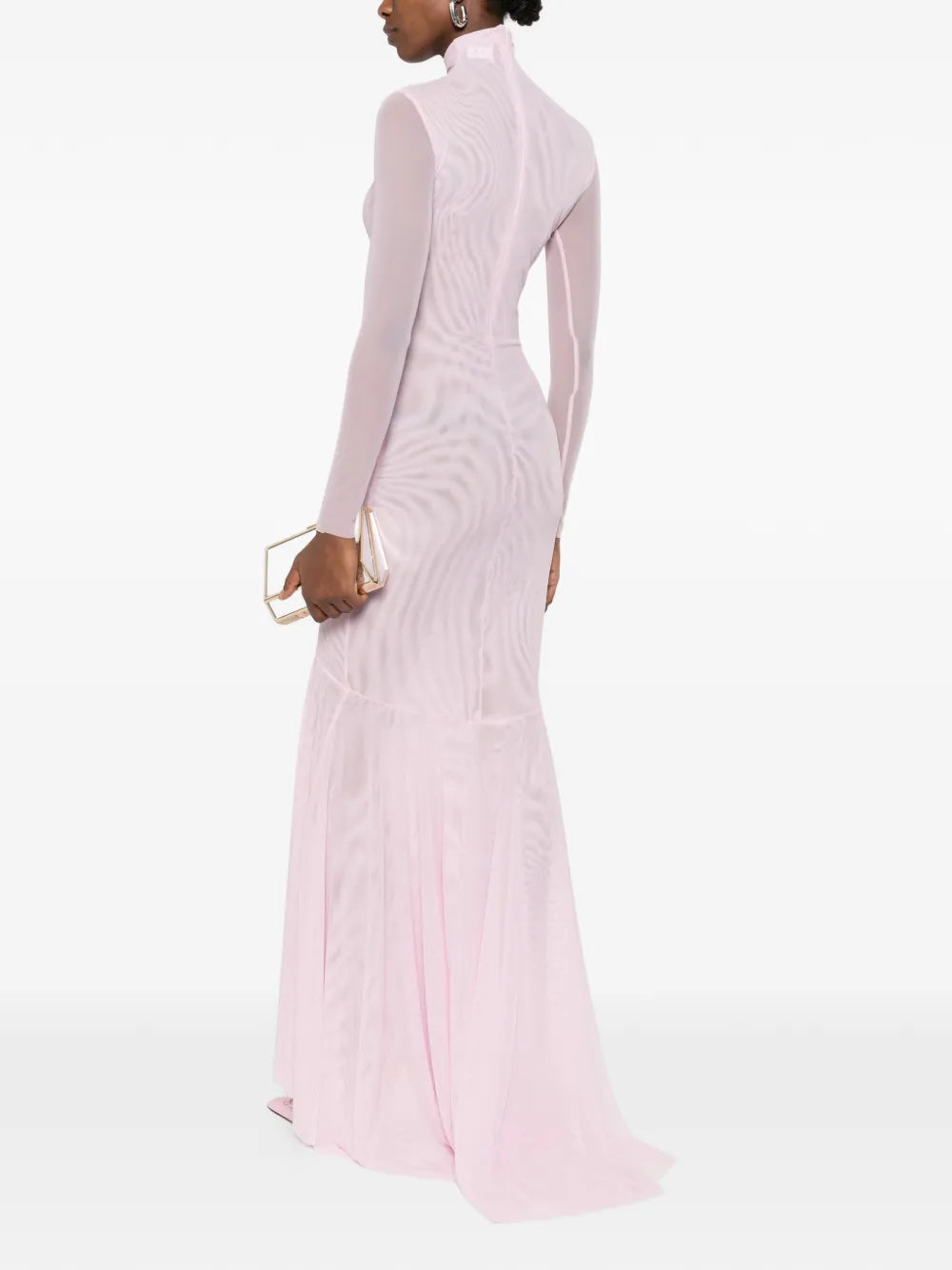 Atu Body Couture Long Sleeved Mermaid Maxi Dress