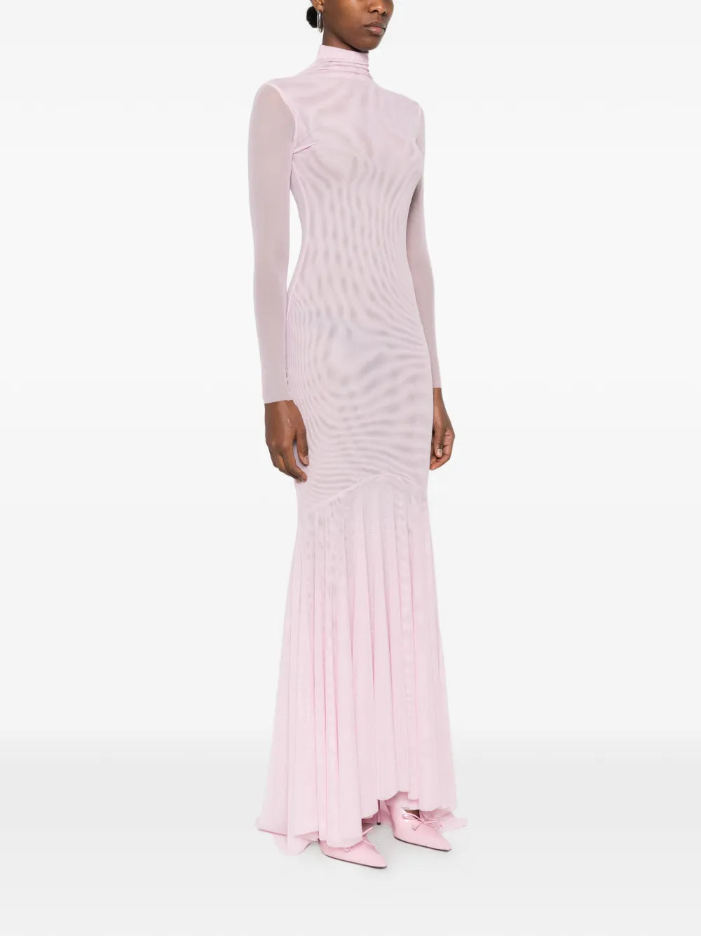 Atu Body Couture Long Sleeved Mermaid Maxi Dress
