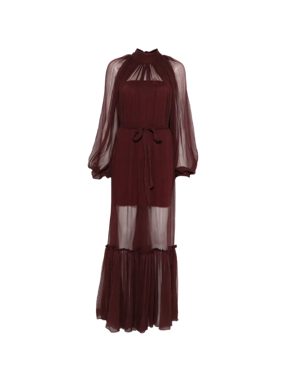 Atu Body Couture Ruffled Tie Maxi Dress