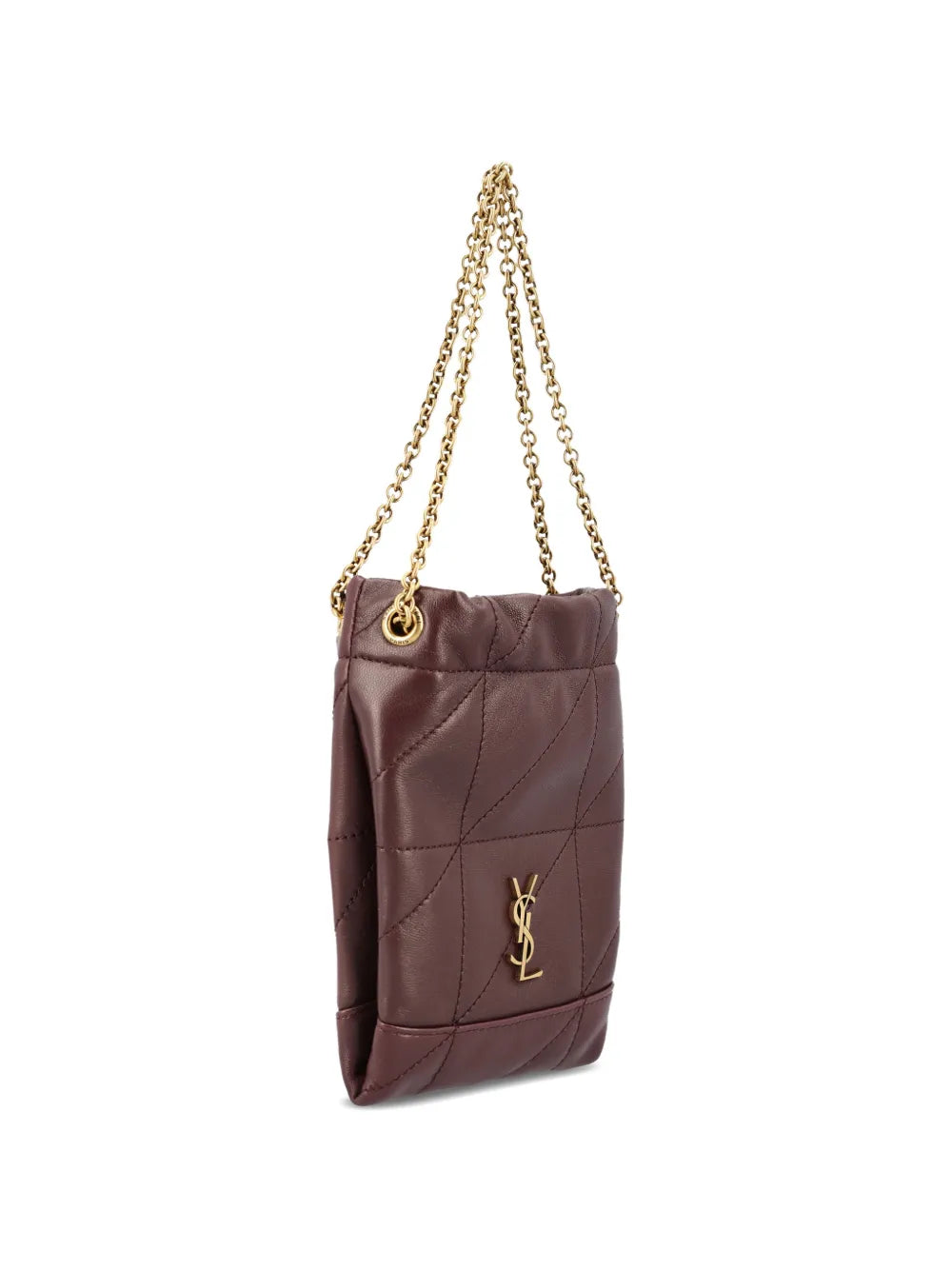 Saint Laurent Quilted Cassandre Shoulder Bag