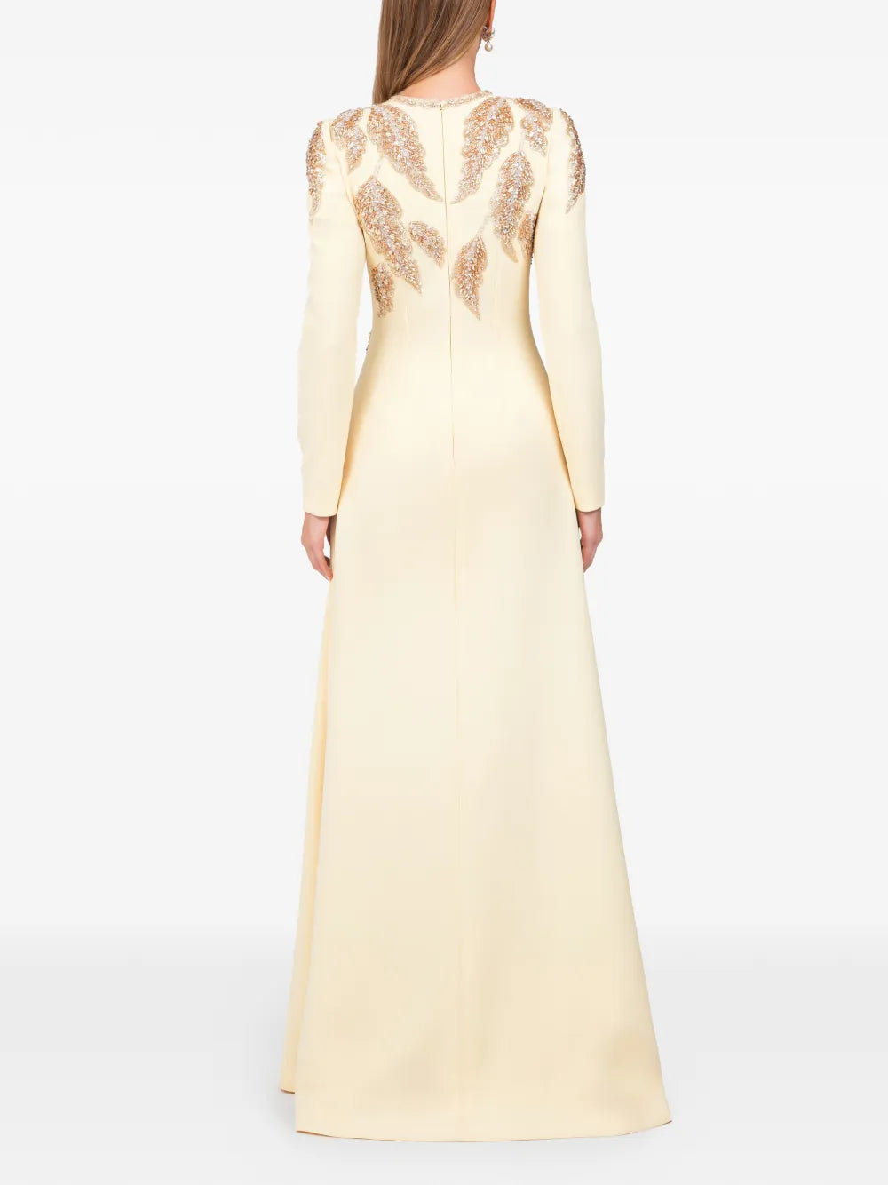 Dina Melwani Embellished Maxi Dress